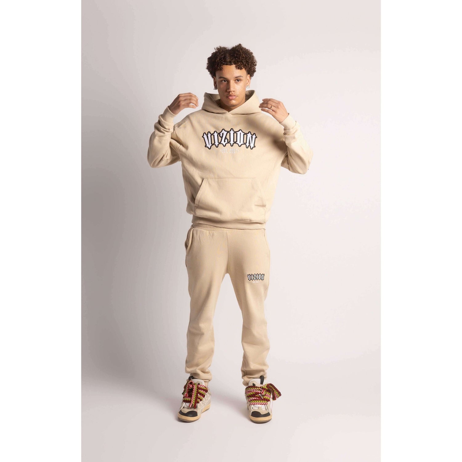 Vizionary Tracksuit Beige - Vizion